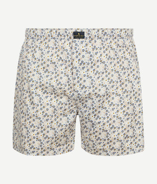 Boxershort bloem grijs Boxershort bloem grijs