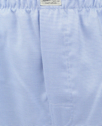 Steppin' Out boxershort dobby print blauw