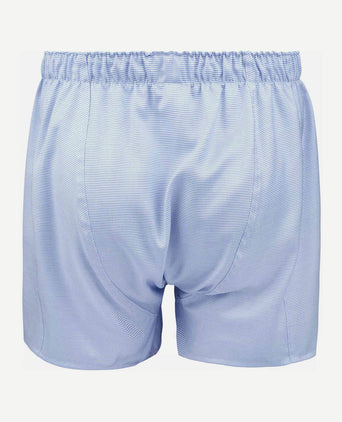 Boxershort dobby print blauw