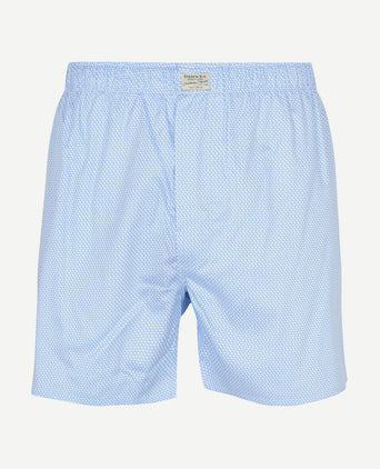 Boxershort geprint lichtblauw