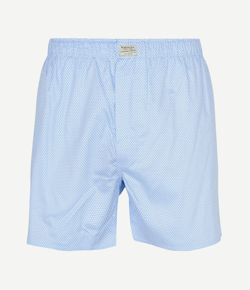 Boxershort geprint lichtblauw