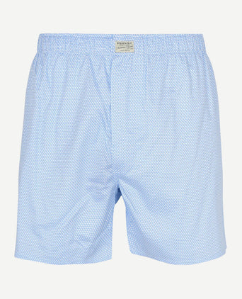 Boxershort geprint lichtblauw
