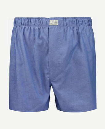 Boxershort Oxford blauw