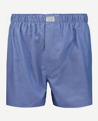 Boxershort Oxford blauw