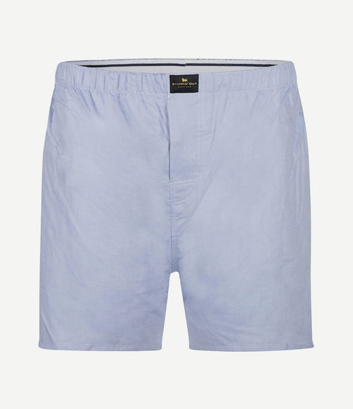 Boxershort Oxford lichtblauw
