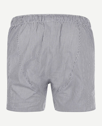 Steppin' Out boxershort Oxford streep donkerblauw