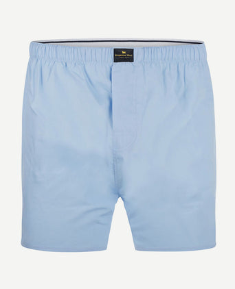 Boxershort poplin blauw