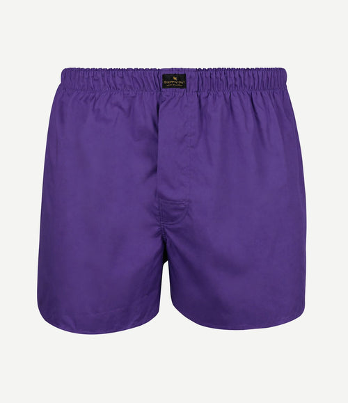 Boxershort poplin paars