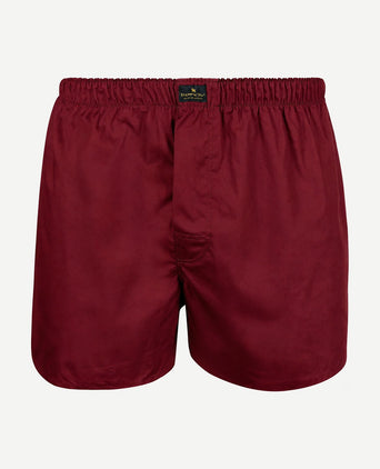Boxershort poplin rood