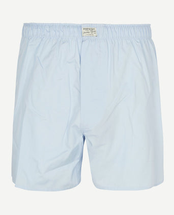 Boxershort poplin solid licht blauw