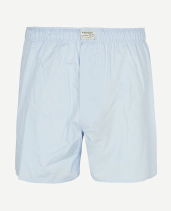 Boxershort poplin solid licht blauw