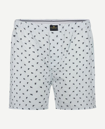 Boxershort print lichtblauw
