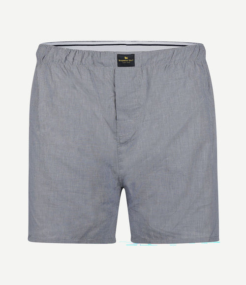 Boxershort print donkerblauw