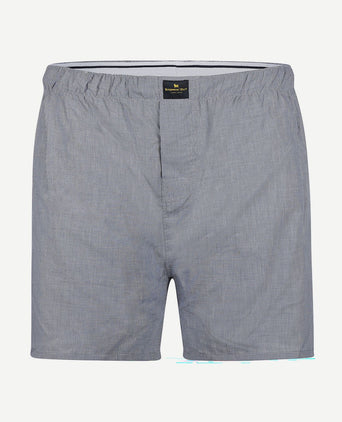 Boxershort print donkerblauw