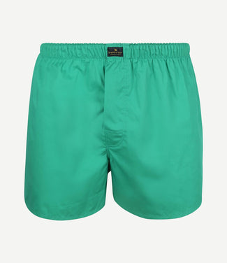 Boxershort racing green poplin Boxershort racing green poplin