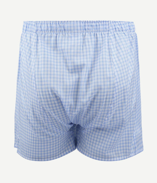 Steppin' Out boxershort ruit blauw