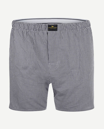 Boxershort ruit donkerblauw
