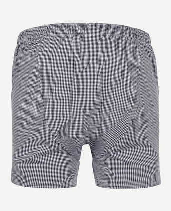 Steppin' Out boxershort ruit donkerblauw