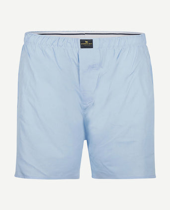 Boxershort solid poplin lichtblauw