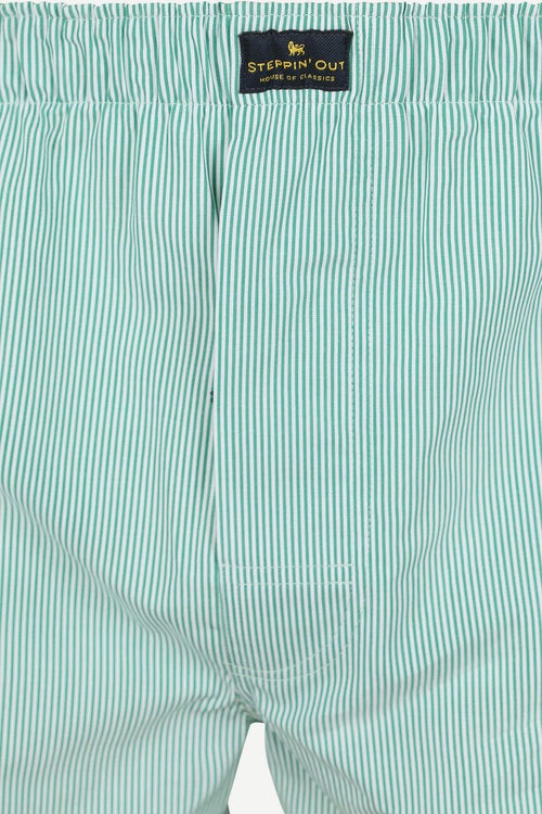 Steppin' Out boxershort streep groen