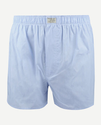 Boxershort streep lichtblauw