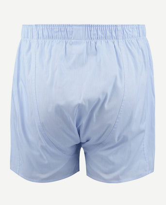 Boxershort streep lichtblauw