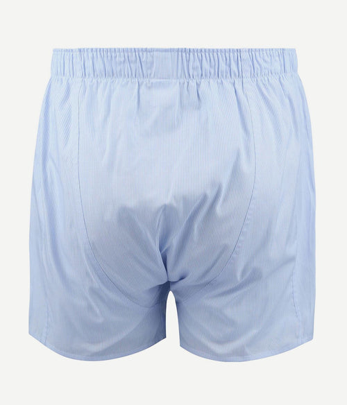 Boxershort streep lichtblauw