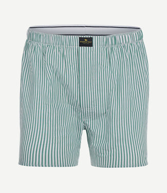 Boxershort streep poplin groen Boxershort streep poplin groen