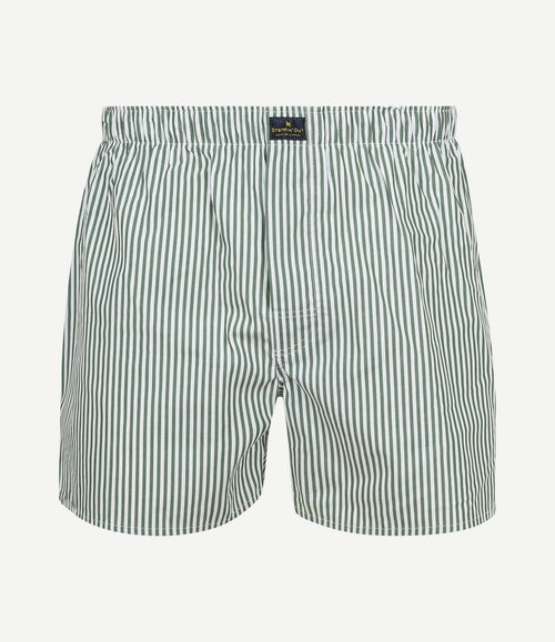 Boxershort stripe groen