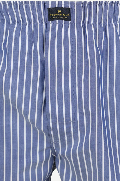 Steppin' Out boxershort stripe royal