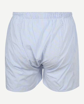 Boxershort striped blauw