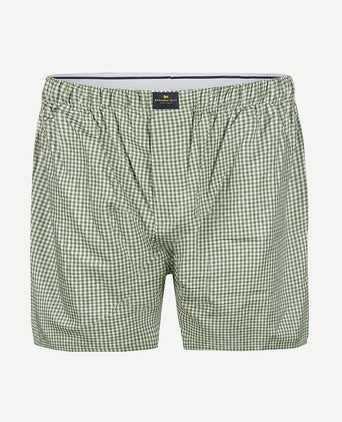 Boxershort vichy groen