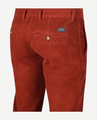 Steppin' Out chino flemm corduroy wine | Regular-fit