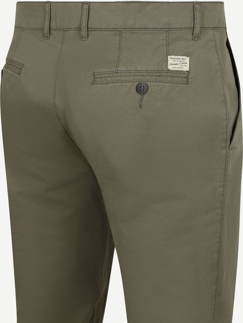 Chino newbury olijfgroen