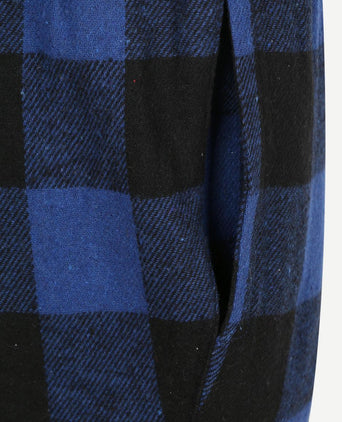 Loungebroek ruit blauw