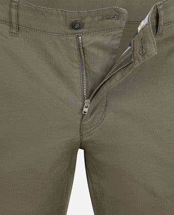 Chino newbury light twill olijfgroen