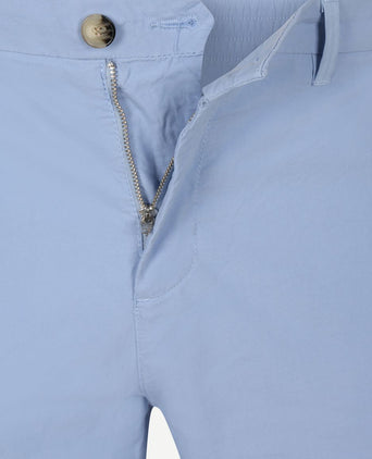 Chino portsmouth poplin lichtblauw