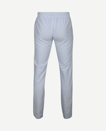 Loungebroek streep lichtblauw