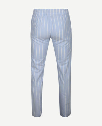 Loungebroek streep lichtblauw