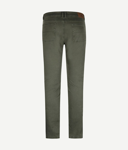 Steppin' Out broek 5-pocket johnson dark sage | Regular-fit