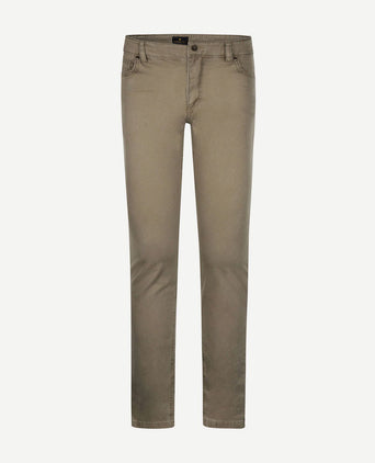Steppin' Out broek 5-pocket johnson khaki | Regular-fit