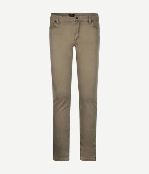 Steppin' Out broek 5-pocket johnson khaki | Regular-fit