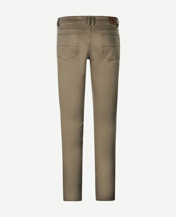 Steppin' Out broek 5-pocket johnson khaki | Regular-fit