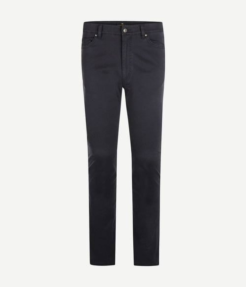 Steppin' Out broek 5-pocket johnson donkerblauw | Regular-fit