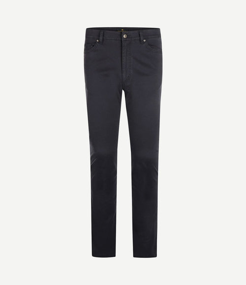 Broek 5-pocket johnson donkerblauw