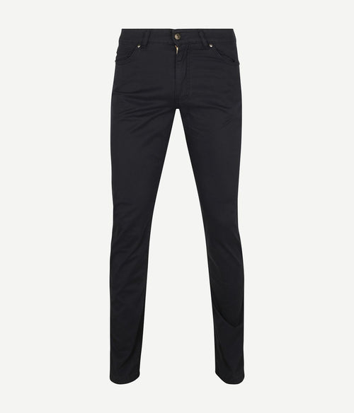 Broek 5-pocket johnson donkerblauw