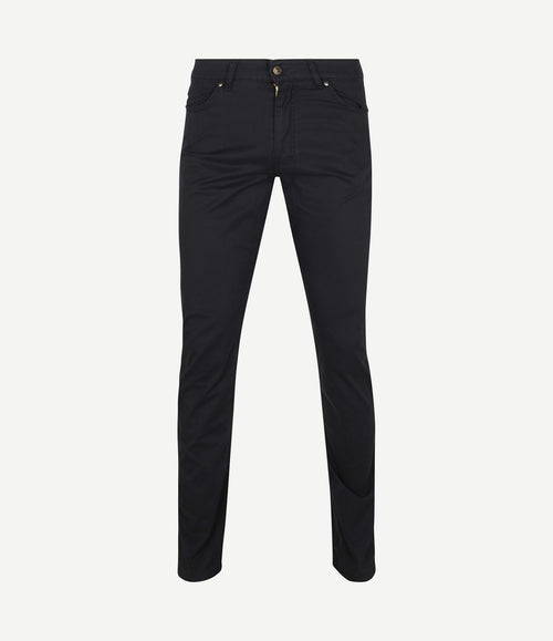 Broek 5-pocket johnson donkerblauw