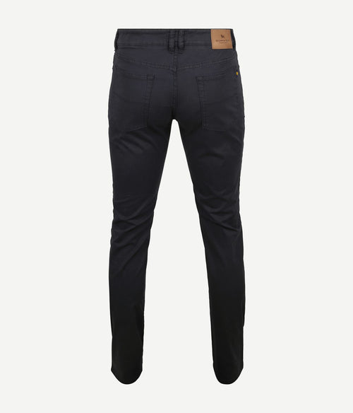 Broek 5-pocket johnson donkerblauw