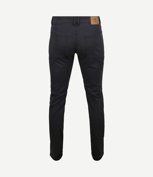 Broek 5-pocket johnson donkerblauw