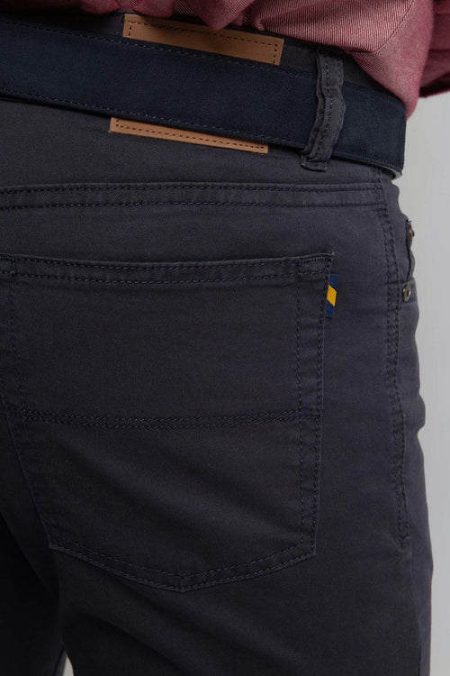 Broek 5-pocket johnson donkerblauw